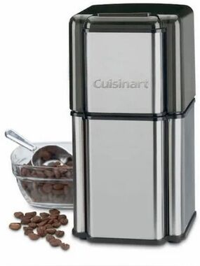 Cuisinart Stainless Steel Electric Coffee Grinder in Silver and Black